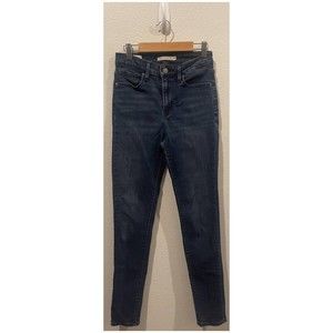 LEVIS PREMIUM 721 High Rise Skinny Blue Jeans